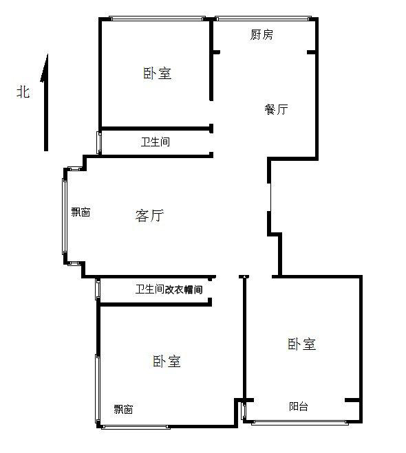 莲池区丽景蓝湾普通3室2厅2卫二手房出售9