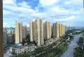 奥林匹克府悦世家北区电梯21楼，4+1房湖景房，采光好赠送大4