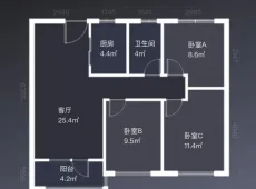 蓬莱市|蓬莱碧桂园3室2厅1卫出售
