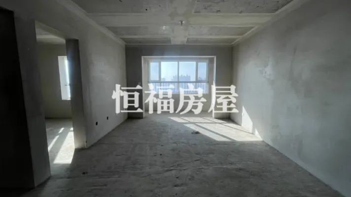 广厦温馨公馆97.13㎡2室2厅1卫1阳台毛坯，多条公交经过