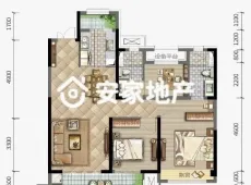 盐湖区|吾悦华府3室2厅2卫出售|买房租房佣金全返