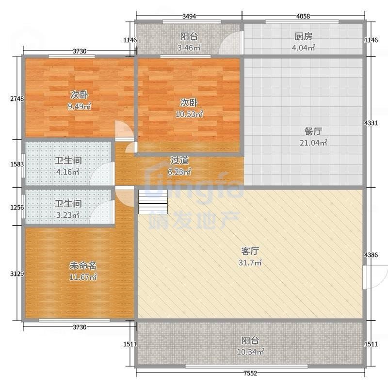 麒麟区北片区精装3室2厅2卫二手房出售11